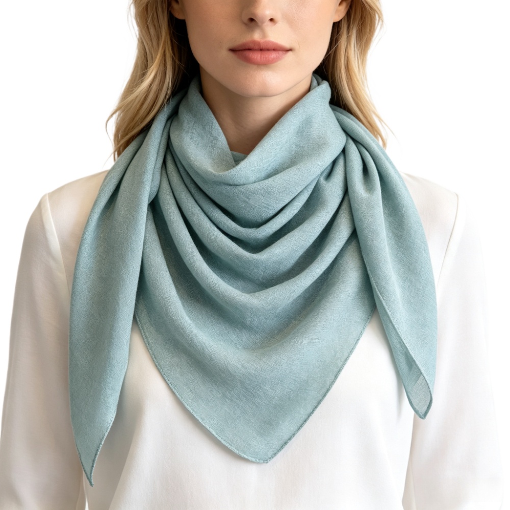 Nouvelle écharpe de mode printemps-été, simple et polyvalente, châle pour femme au style raffiné, léger et respirant en soie.