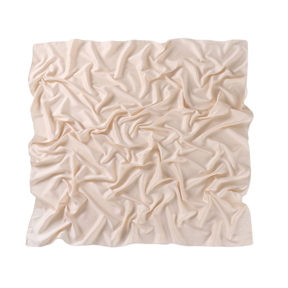 Foulard Carré en Satin pour Femme Musulmane, Hijab, Châle, Écharpe de Sauna Solide, Turban Islamique, Bandana Bufandas, 110x110cm