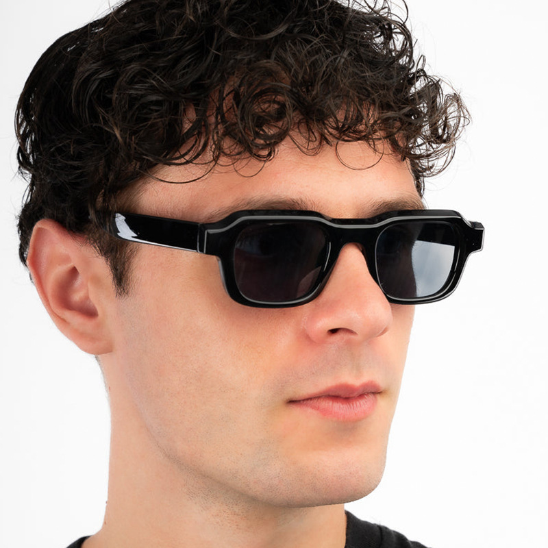 Nouvelles Lunettes de Soleil Carrées Vintage pour Femmes et Hommes, Lunettes de Soleil Rectangulaires de Marque, Lunettes Ovales pour Hommes et Femmes