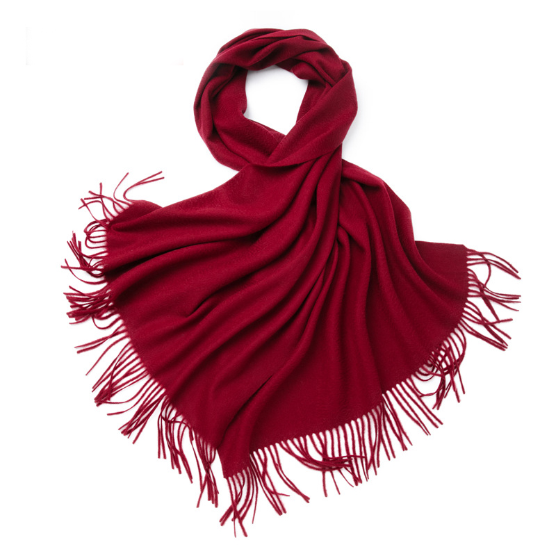 Écharpe 100% laine pour Femme, châle en Pure laine, longue Cape, Pashmina, collection automne-hiver, 200 – 70