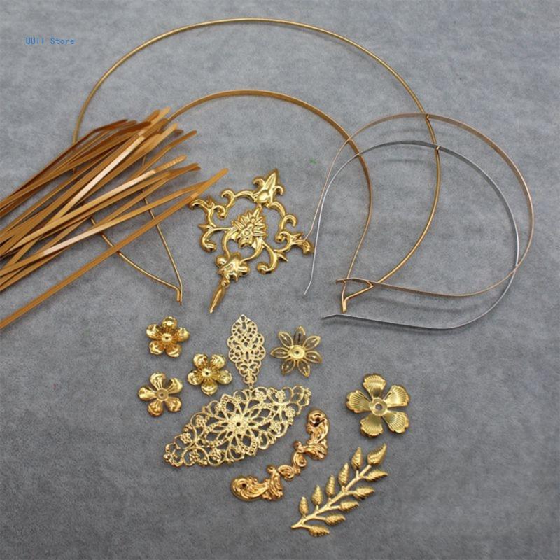Couronne de fleurs , cerceau pour cheveux, accessoires de cheveux Vintage pour spectacle, bandeau de mariage Baroque, Photo