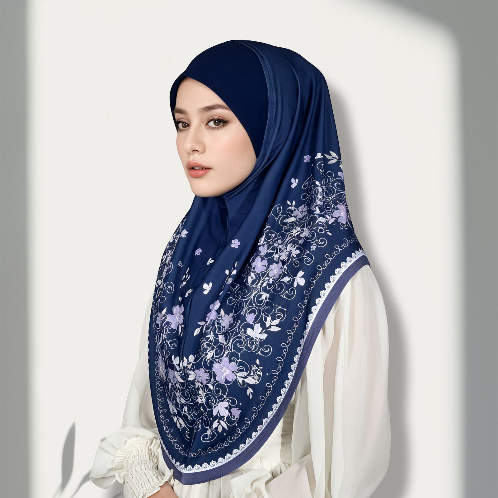 Nouveau Malaisie femmes imprimer Hijabs châle mode luxe arabe couleur unie tête enveloppement Bonnet longue écharpe foulards
