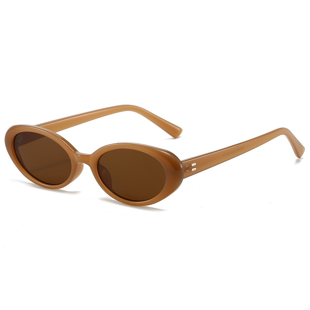 Petites lunettes de soleil ovales pour femmes, design vintage, lunettes de soleil anti-UV, lunettes de soleil sexy rétro punk pour femmes et hommes, lunettes de soleil d'extérieur.