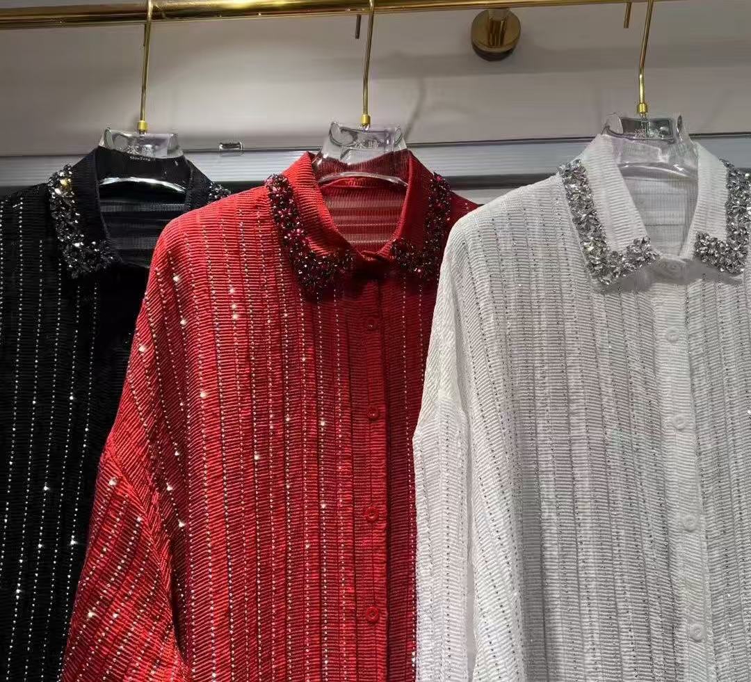 Femme vêtements automne luxe femmes chemises et chemisiers femme Blouses femme vêtements à manches longues ample décontracté haut de rue