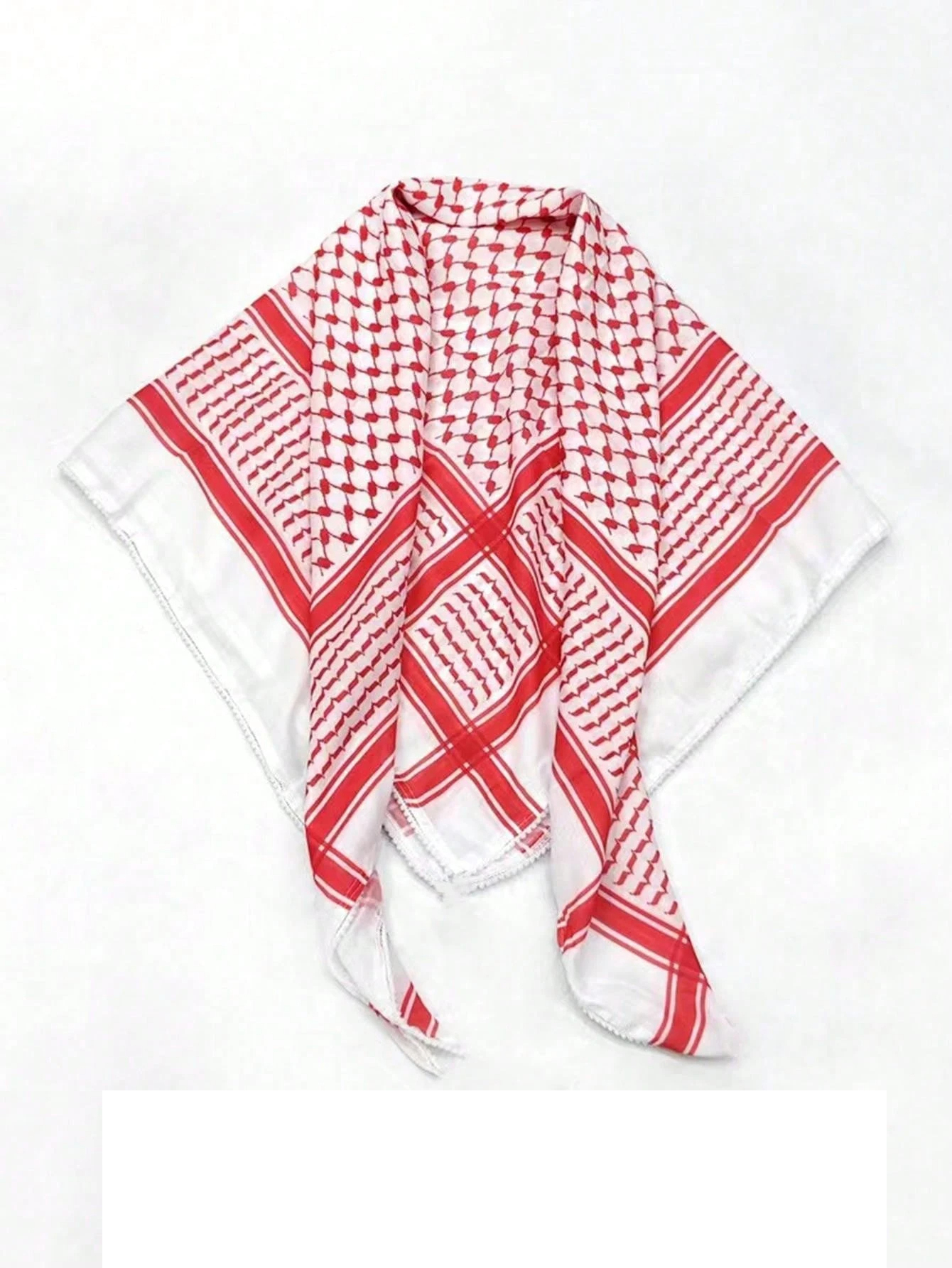 Nouveau arabe Shemagh musulman Keffiyeh tête enveloppement tactique désert tête cou écharpe militaire châle arabe écharpe chapeaux avec corde Agal