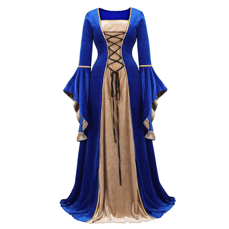 Robe de Soirée de Luxe en Velours pour Femme, Tenue Indienne, Médiévale, Raidie, Personnalisée, Cosplay, Rétro, Fantaisie, Longue, 5XL