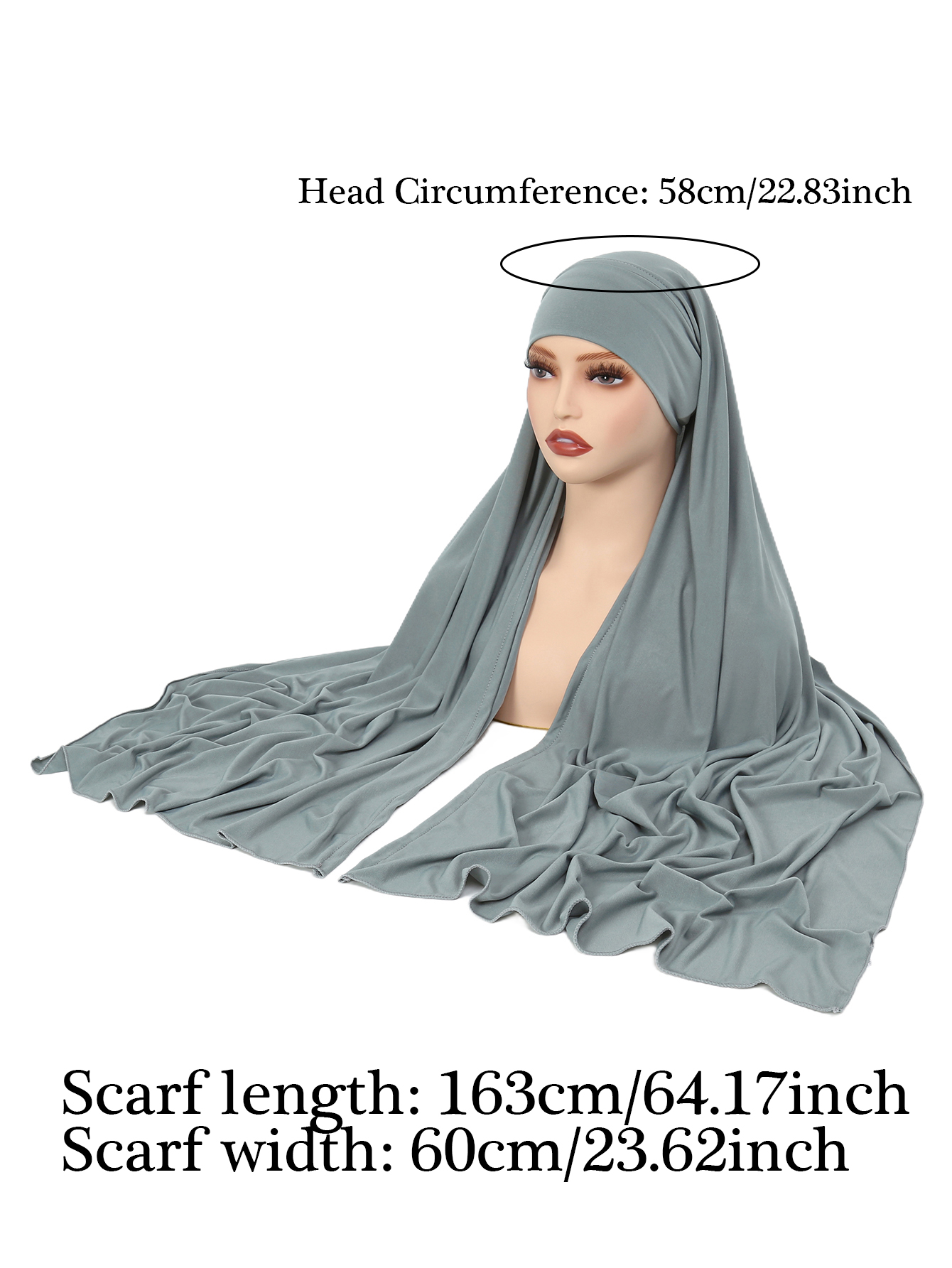 Cristal chanvre femmes Hijab couleur unie musulman dames Turban doux élastique foulard moyen-orient tête enveloppement foulard