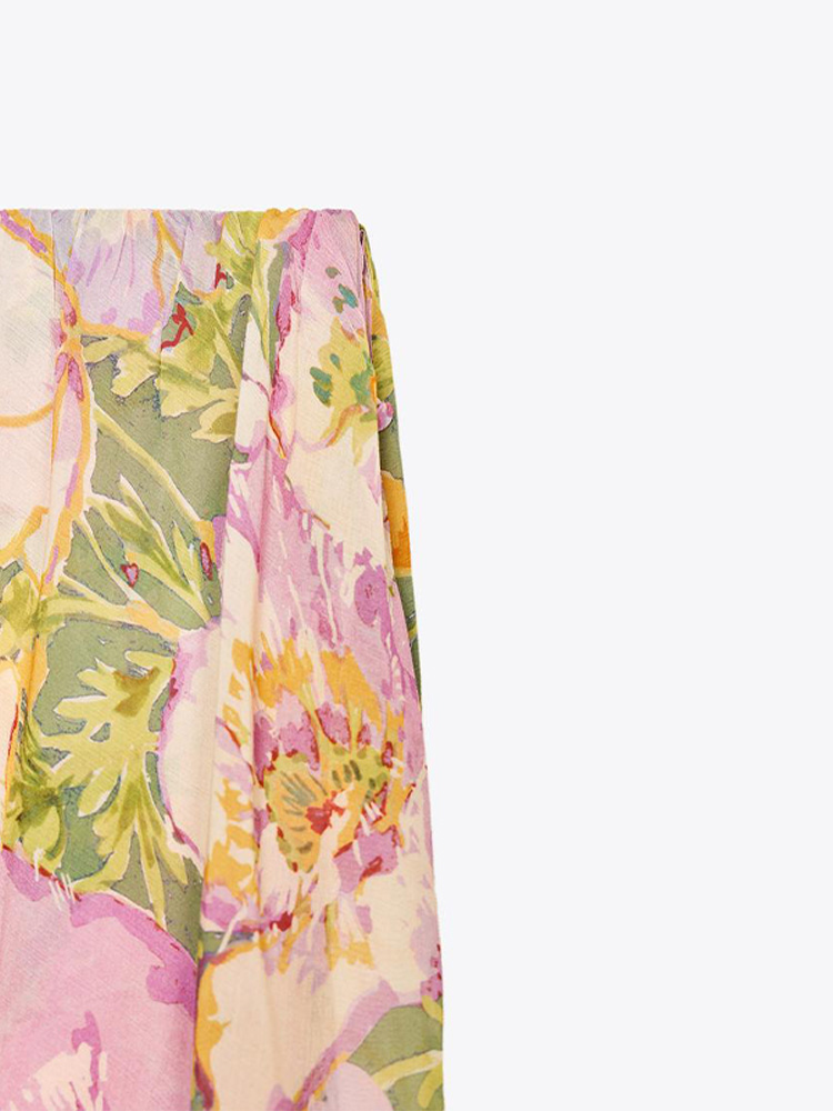Robe Maxi d'été sans bretelles pour femmes, imprimé Floral, fluide, élégante, robe de soirée, Chic, tenues quotidiennes de vacances, nouvelle collection 2025