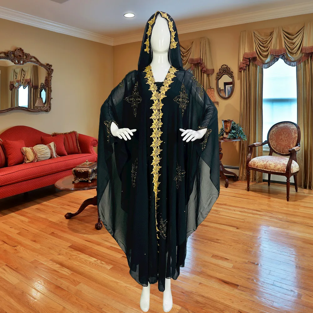 Robes africaines de dubaï pour femmes, grande taille, Boubou, vêtements nigérians Ankara Dashiki, Robe longue brodée, Kaftan, Djellaba