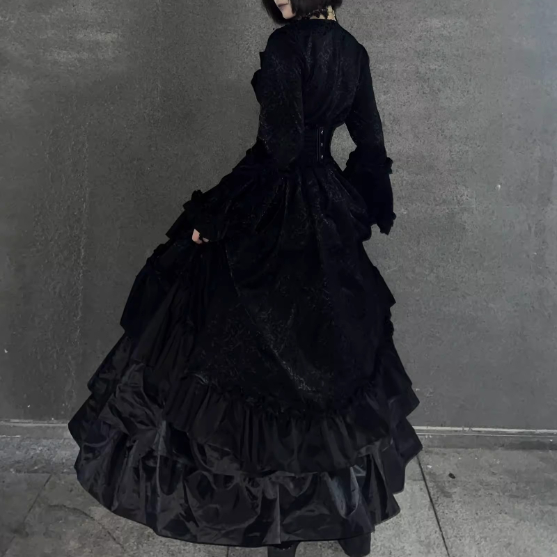 Robe De soirée rétro élégante pour femmes, Cosplay, robes De palais gothiques, vêtements De fête d'halloween
