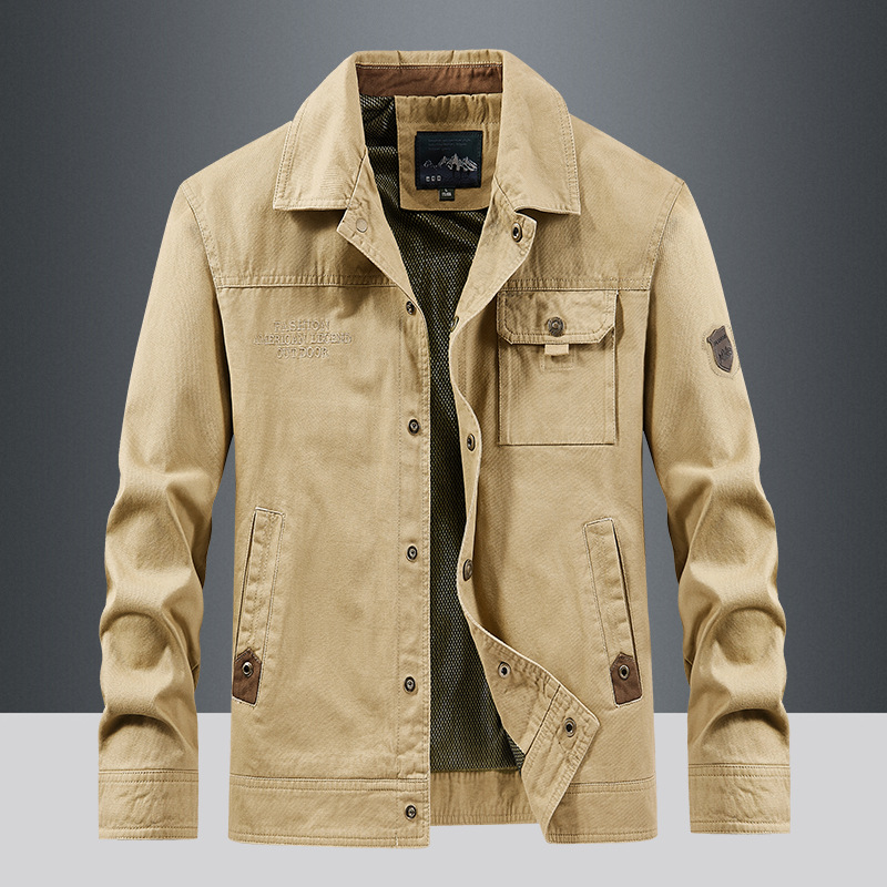 Vestes cargo multi-poches pour hommes, coupe couvertes, vêtements décontractés pour hommes, vestes d'extérieur, haute qualité, grande taille, 5XL