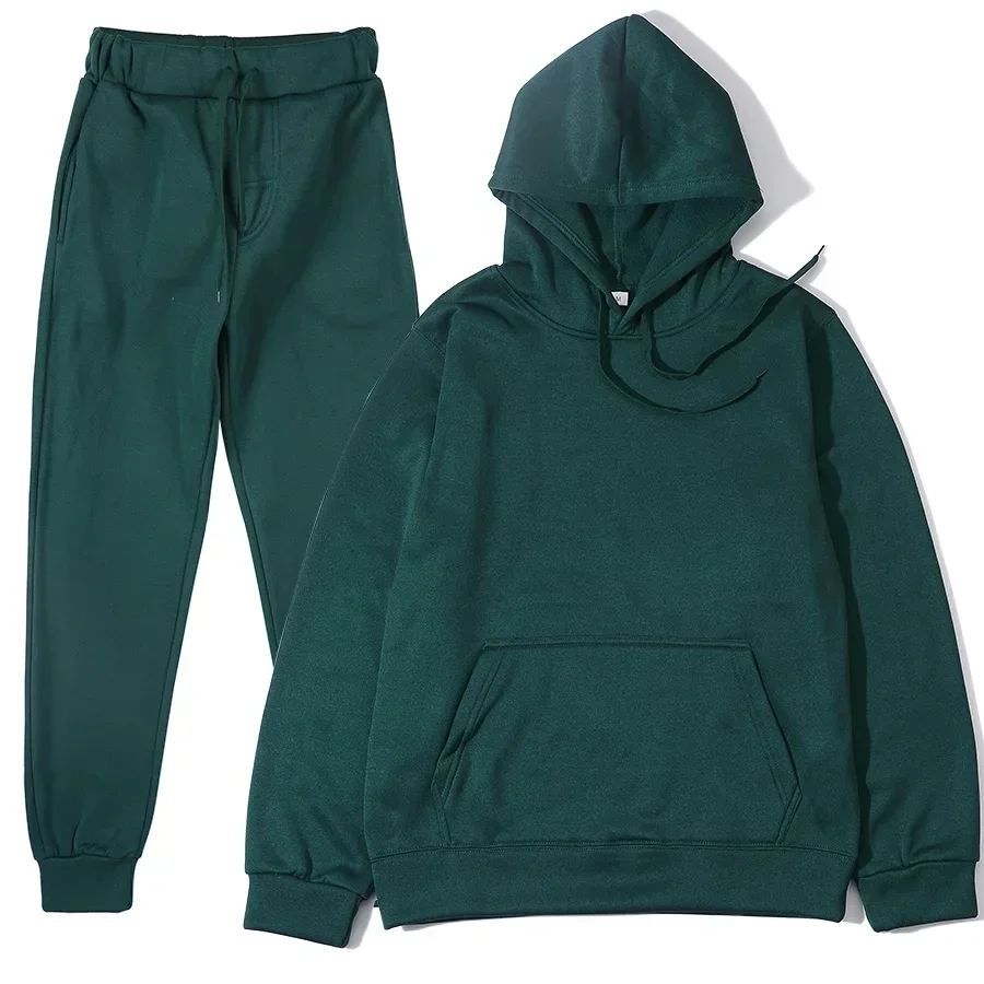 Ensembles de survêtements de sport pour hommes, ensembles deux pièces mode pour femmes (hoodies + pantalons), sweats à capuche et pantalons de jogging décontractés, vêtements pour hommes