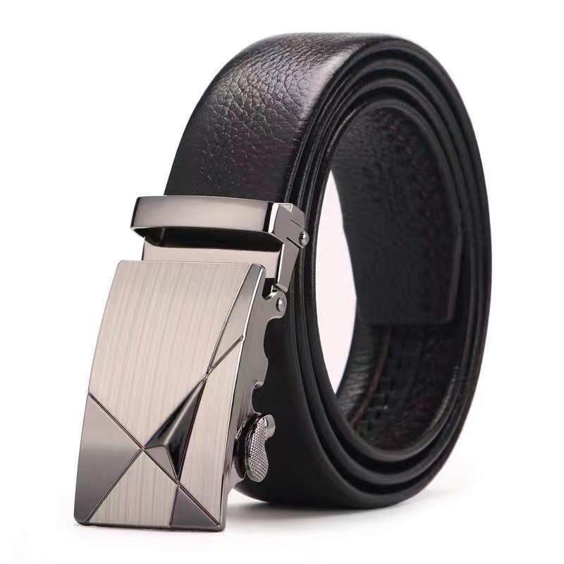 Ceinture pour hommes d'affaires, ceinture de marque de luxe authentique, boucle en métal, ceinture en cuir PU de haute qualité, ceinture souple pour pantalons cargo et jeans
