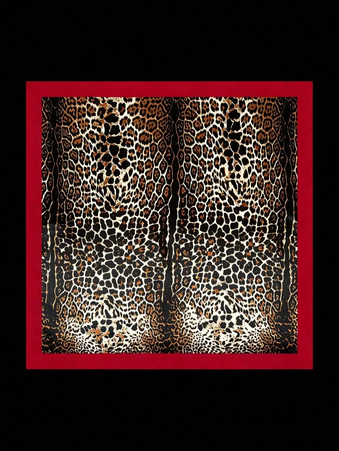 Bandana bohème pour femmes, écharpe carrée léopard, foulard décontracté pour la tête et le cou, adapté pour la nuit, pour envelopper la poitrine et dormir.