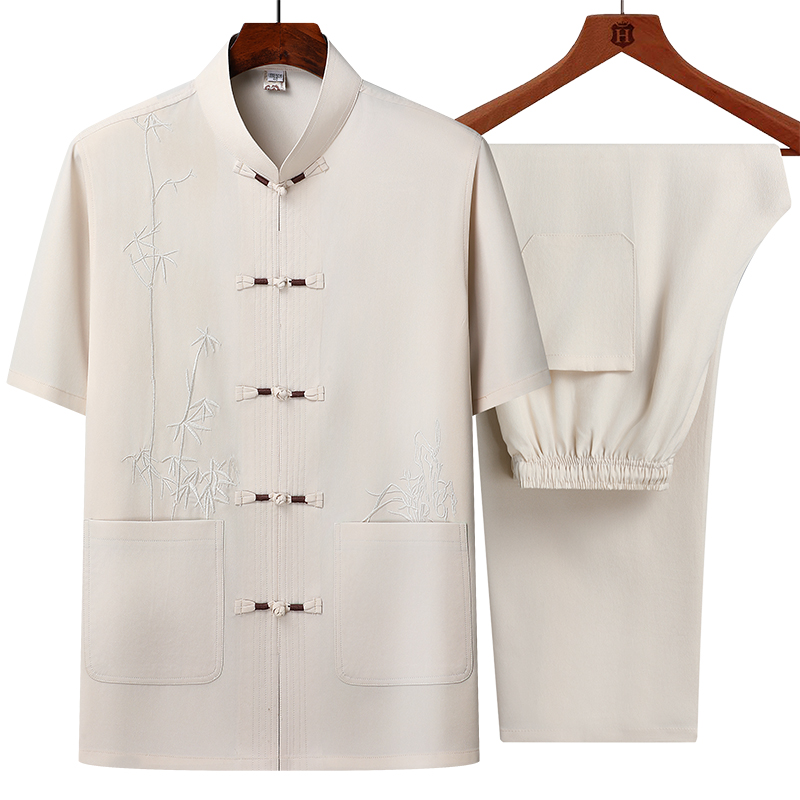 Ensembles homme (chemise + pantalon) – Nouvelle collection été 2026 – Chemise mode homme à manches courtes – Chemises de haute qualité – Ensemble deux pièces pour homme
