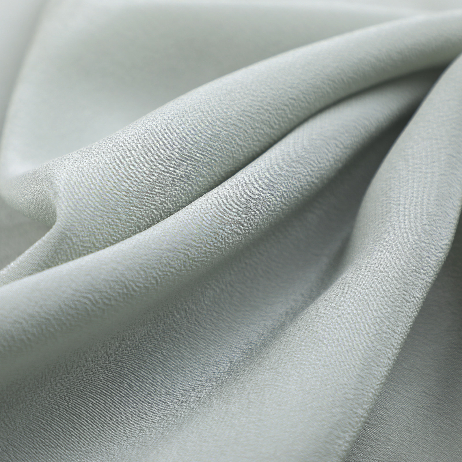 Tissu Crêpe de Chine Uni 140 cm de Largeur 100% Soie de Mûrier pour Robe d'Été Chemise Doux, Tons Neutres Morandi