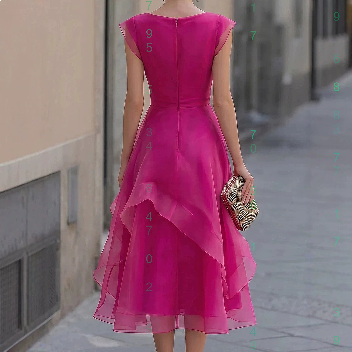 Robe en maille à volants tendance, robes pour femmes, printemps été, élégante robe de soirée florale, ensemble assorti