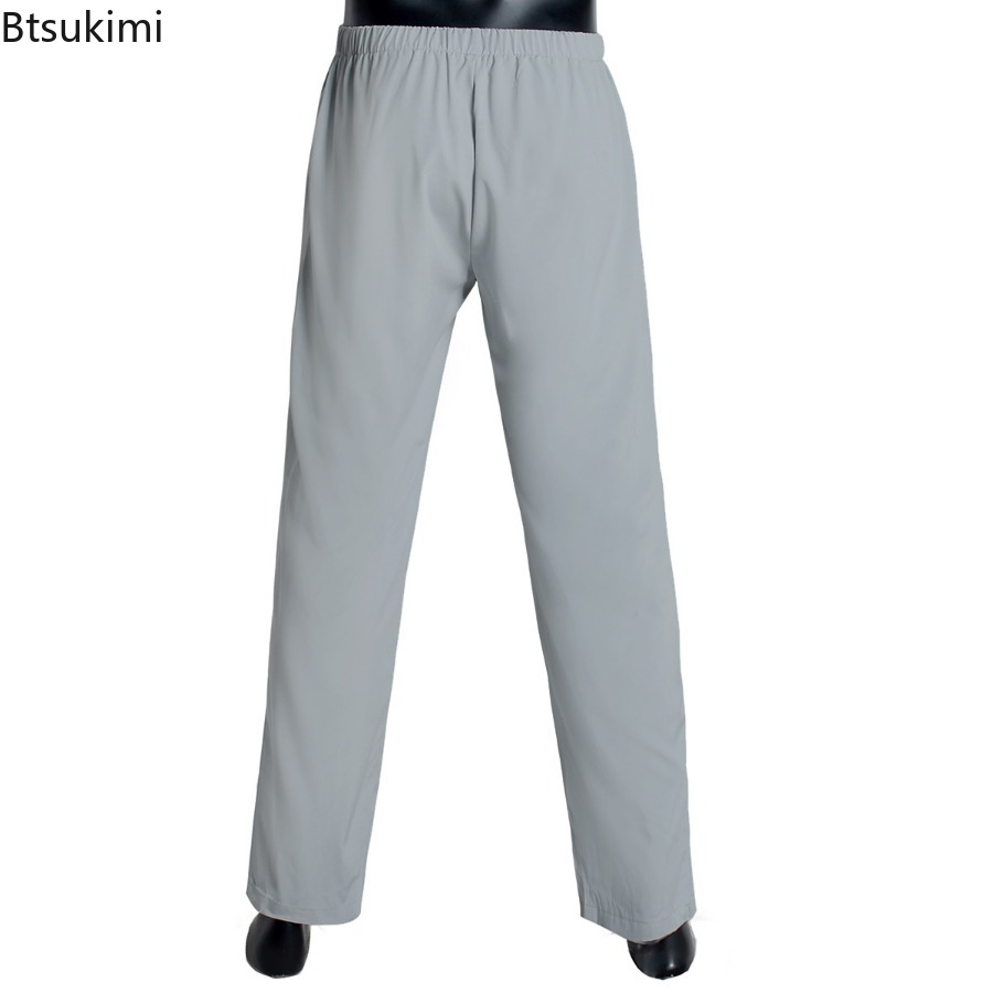 Ramadan hommes décontracté musulman pantalons longs vêtements islamiques pantalon arabe dubaï saoudien moyen-orient pantalon Dishdasha bas d'extérieur