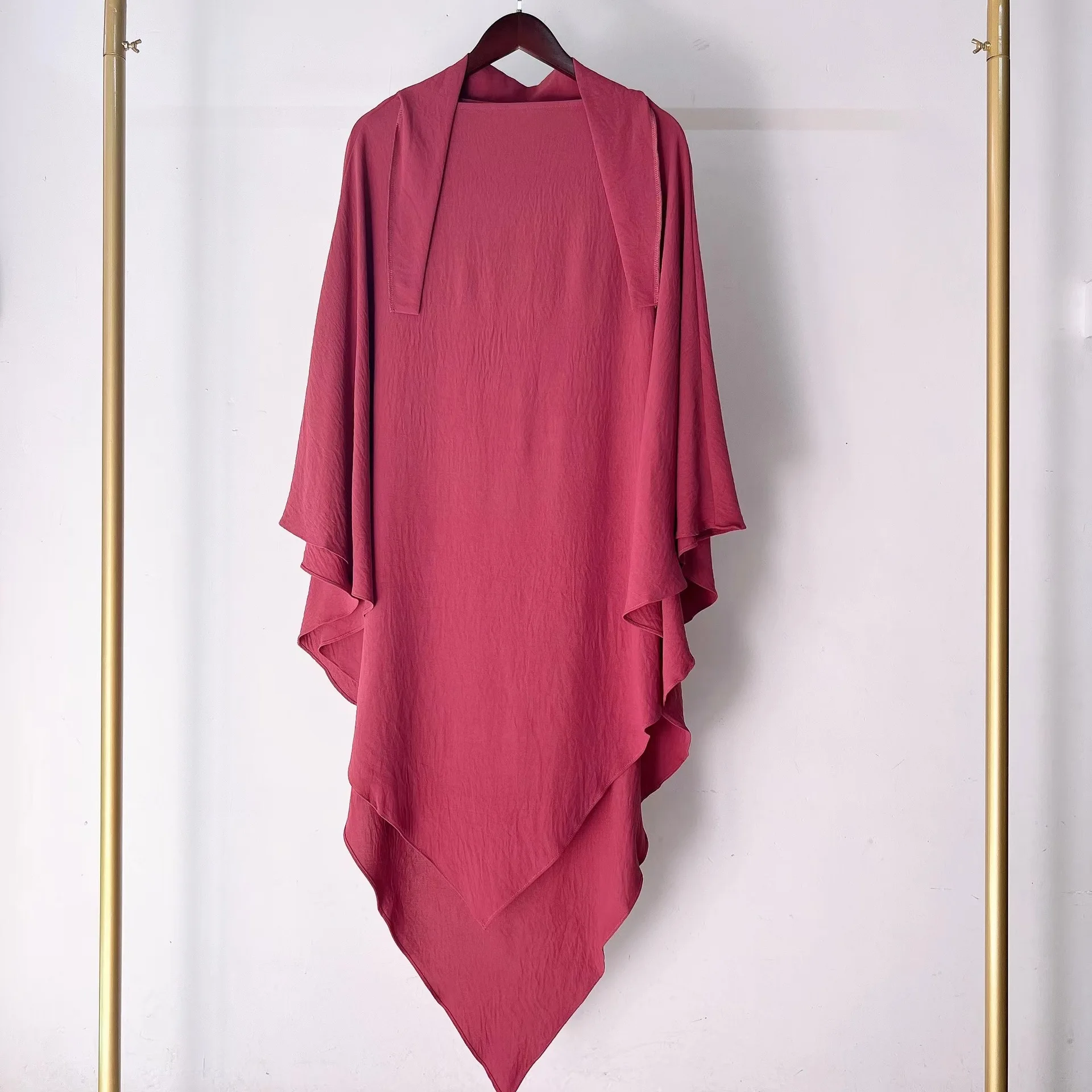 Écharpe Hijab musulmane Eid, vêtement de prière une pièce, Kaftan, Ramadan, Turquie, Dubaï, Burqa islamique, coiffure, vêtements, sans robe