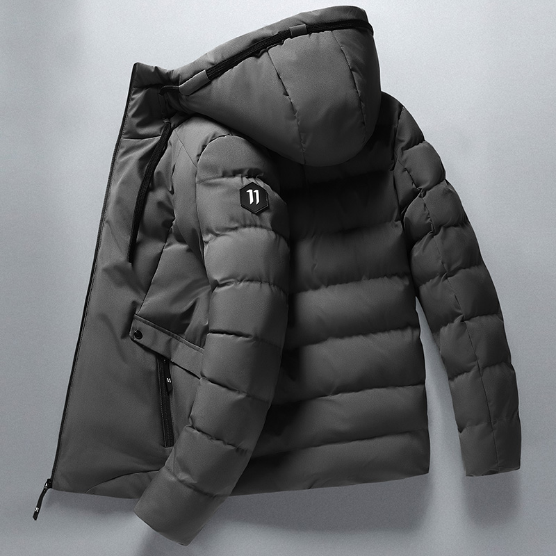 Hommes hiver veste à capuche coton rembourré Parka manteau hommes nouvelle mode vers le bas coton veste Style coréen décontracté hommes pardessus