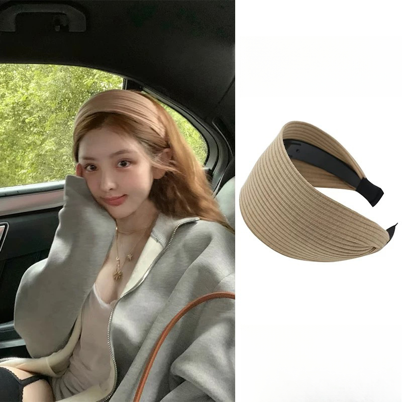 Bandeau de cheveux Extra large à la mode, Turban tricoté, couvre-chef pour femmes et filles, jolis et mignons, accessoires pour cheveux