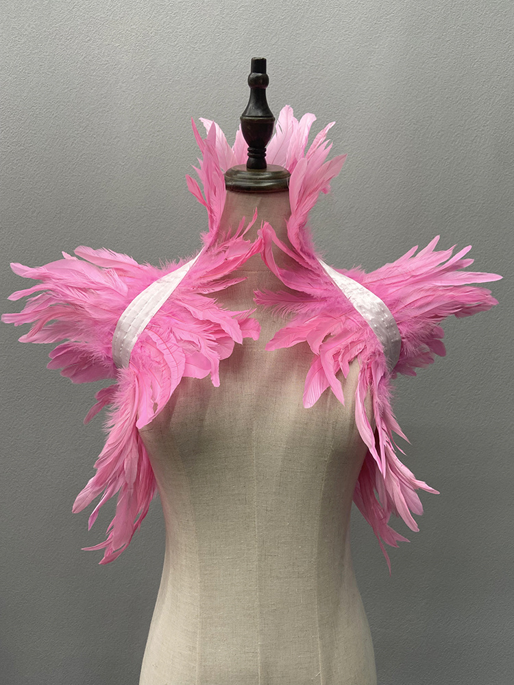 Châle de ixde Mariage pour Femme et Enfant, Robe, Cape, Écharpe Blanche, Plumes de Cosplay, Snood d'Halloween, Style Gothique, Fourrure, Y2k