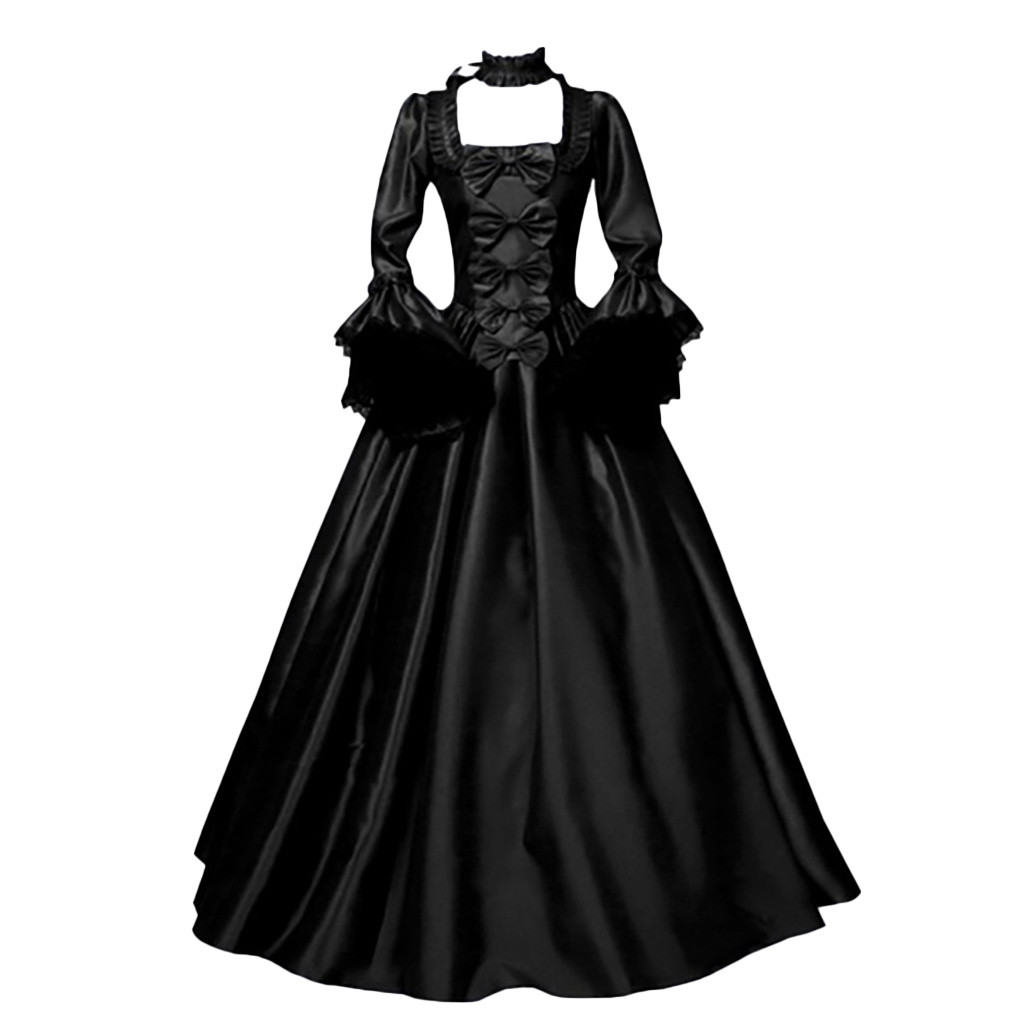 Robes médiévales victoriennes pour femmes, grande taille, Vintage, Renaissance, robe de cour, rétro, gothique, mascarade, Costume de Cosplay