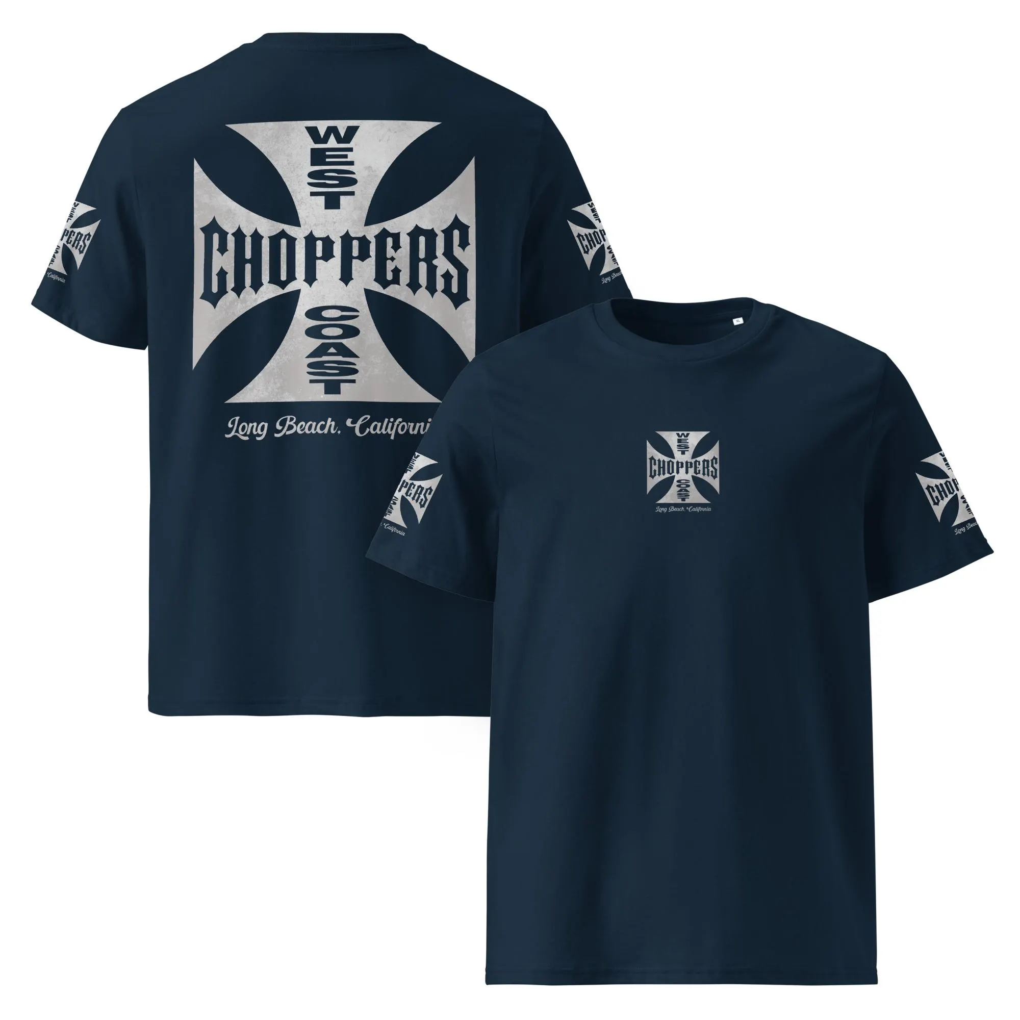 T-shirt d'été à la mode pour femmes et hommes, en coton, imprimé West Coast Choppers, décontracté, à manches courtes, col rond, vêtements Vintage