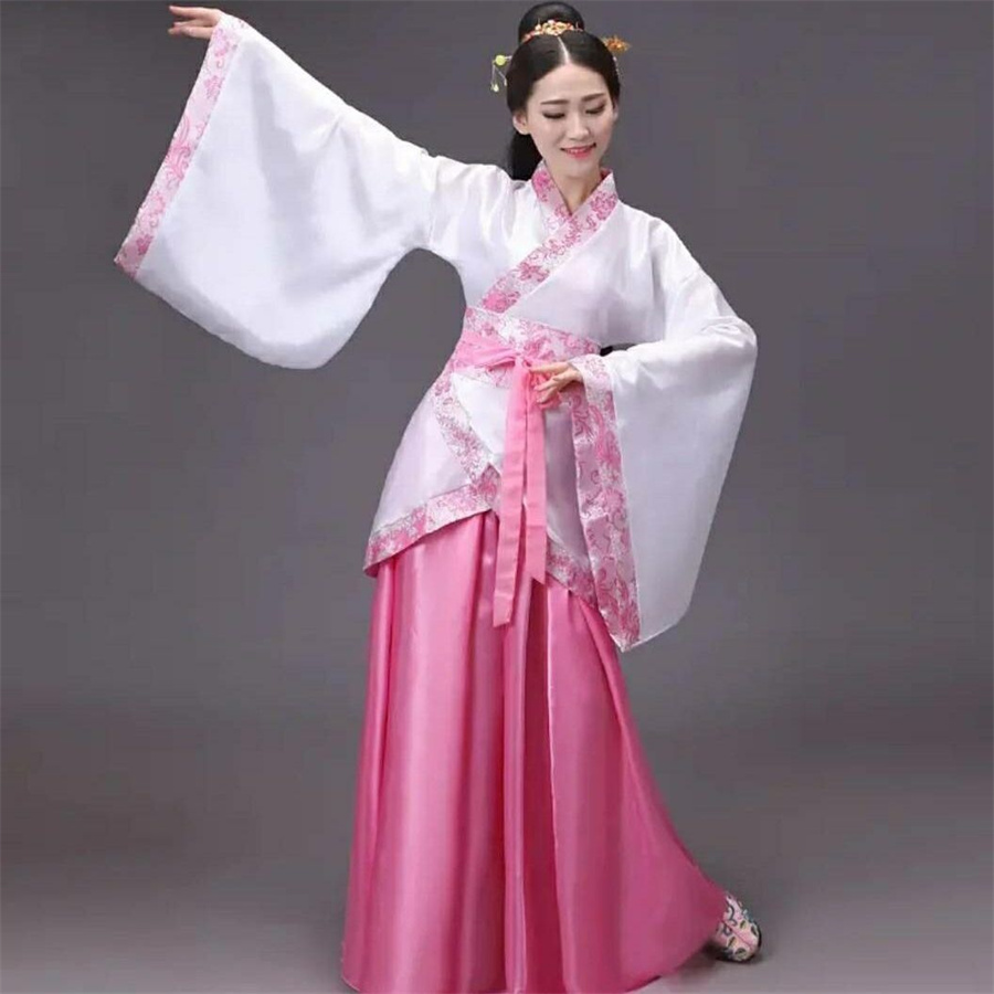 Robe chinoise en soie pour filles et femmes, Kimono chinois traditionnel Vintage ethnique antique, Costume de danse Hanfu, vêtements chinois