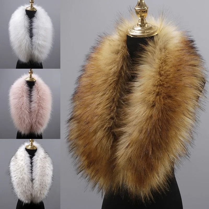 Hiver Imitation fourrure de renard femme châle chaud mode tendance écharpe automne peluche Ins Style Shibuya épices filles manteau accessoires