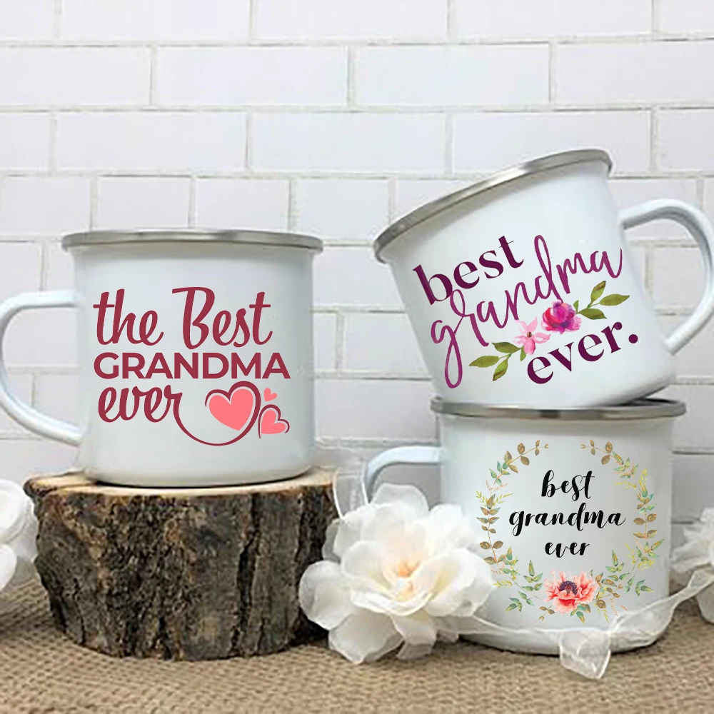 Cadeau d'anniversaire pour grand-mère, meilleure grand-mère de tous les temps, tasses à café, cadeaux de fête des mères pour grand-père des petits-enfants