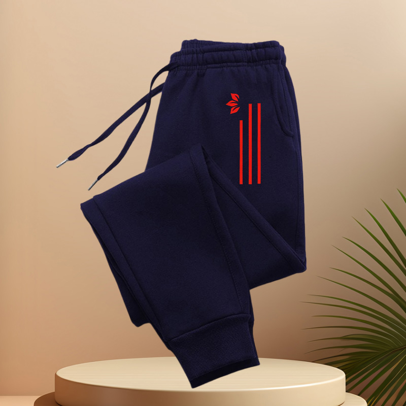Pantalons de sport classiques pour hommes, pantalons de jogging, pantalons de sport tendance, avec imprimé motif et cordon de serrage à la taille