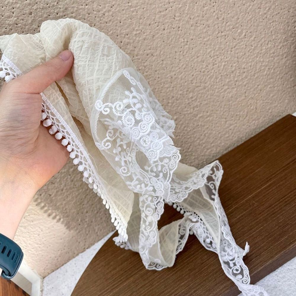 Foulard de cheveux en dentelle douce style français, bandeau triangulaire, turban, accessoires pour photos, bandeau pour cheveux, pour femmes et filles