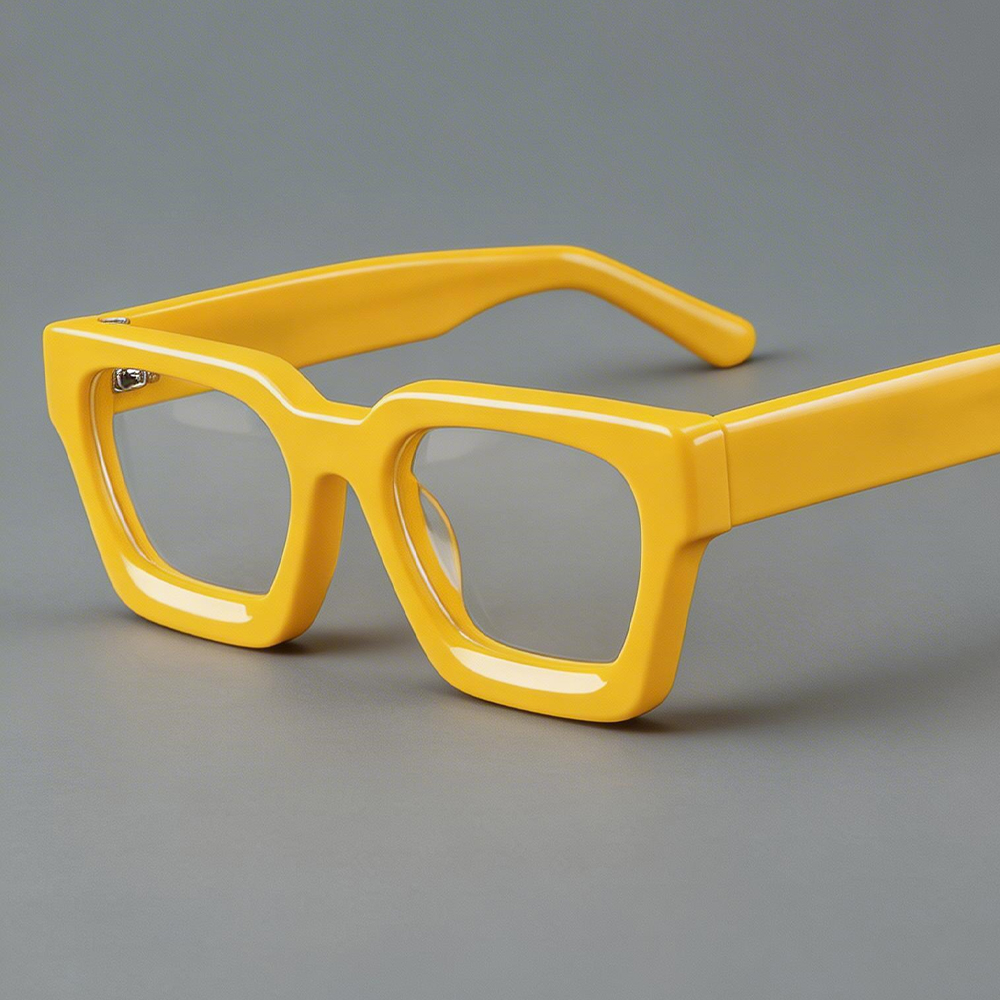 Monture de lunettes en acétate vintage faite à la main pour hommes, monture de lunettes rétro pour femmes, lunettes de marque de luxe, lunettes optiques sur ordonnance