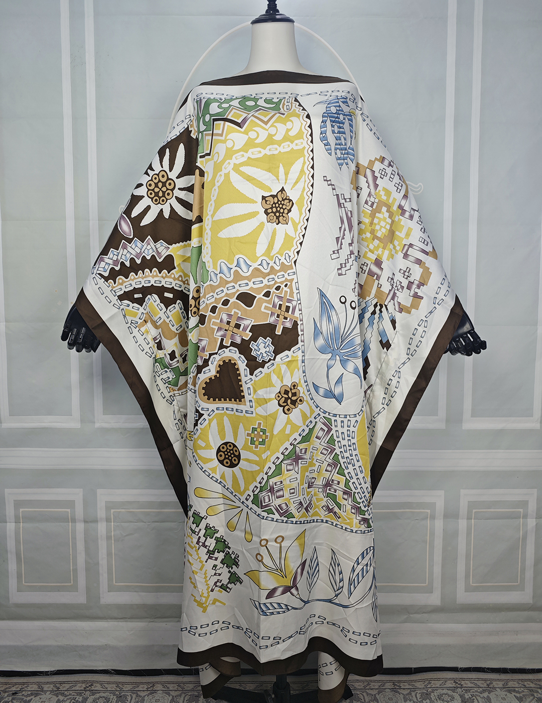 Abaya – robe Maxi africaine pour femmes, vêtements d'été, style bohème, musulman, traditionnel, Dashiki, Kaftan du qatar