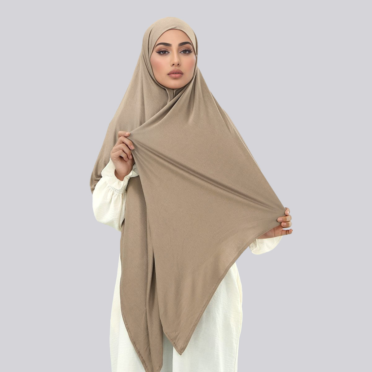 Foulard carré en coton musulman, Jersey Hijab, Long châle Modal, uni, doux, Turban, cravate, bandeau africain pour femmes, 145x145cm