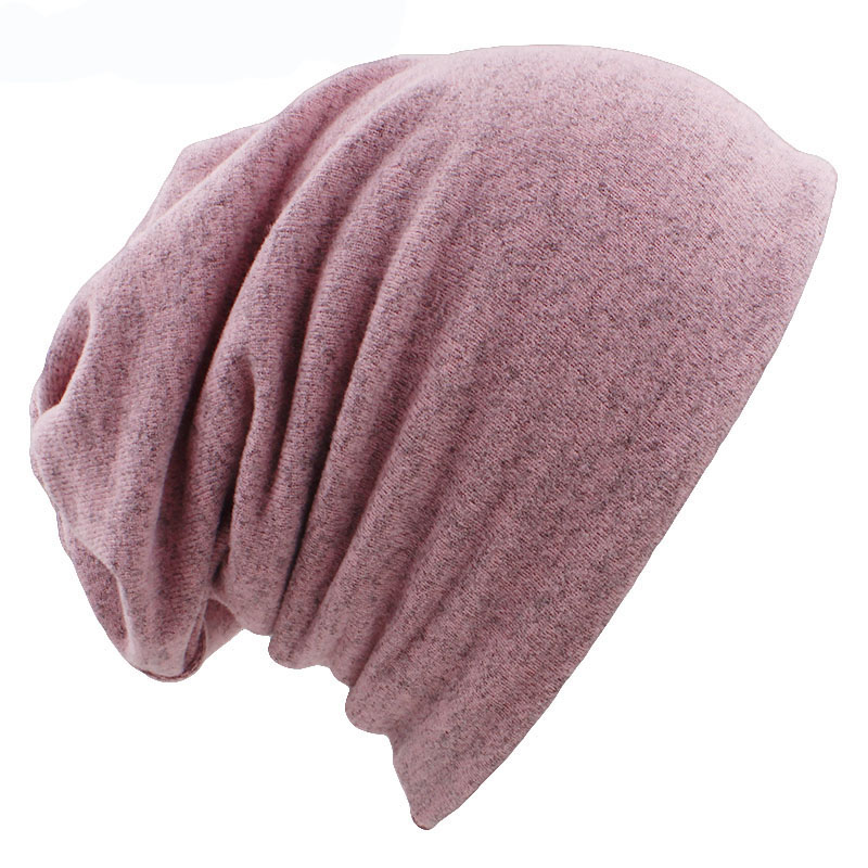 LOVINGSHA Automne Hiver Double-usage Chapeaux Pour Femmes Fille Écharpe Solide Conception Mince Dames De Mode Feminino Skullies Bonnets HT078