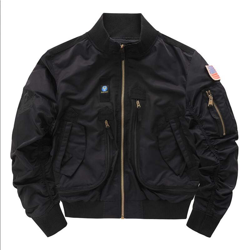 Nouvelles vestes bomber pour hommes, style printemps, multi-poches, vestes bomber tendance pour jeunes hommes, manteaux amples de qualité, vêtements d'extérieur décontractés pour hommes, 3XL