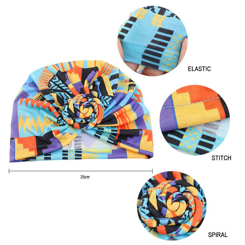 Turban à nœud africain tendance, bonnet Floral pré-noué, nœud avant élastique, enveloppe de tête élégante pour femmes, casquette de chimio, Bandana, couvre-chef, nouvelle collection