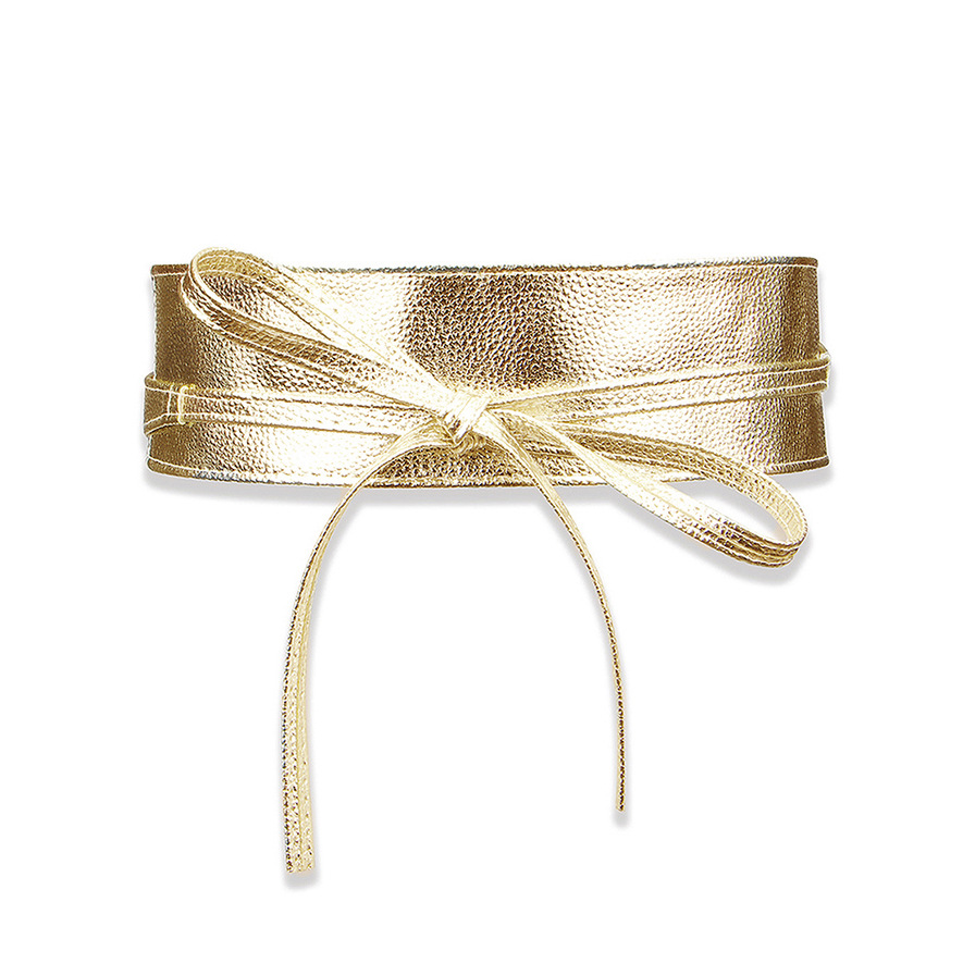 Mode femmes ceinture pour robe en cuir PU nœud large ceintures ceinture manteau Corset concepteur de luxe marque couleur unie ceinture