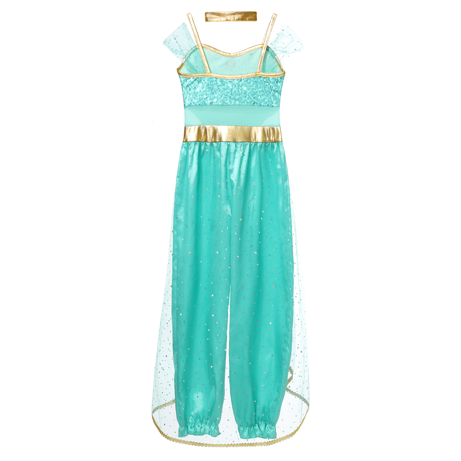 Robe de princesse arabe pour adolescents, robe de spectacle de danse indienne de noël pour fête d'anniversaire, Costume de Jasmin Cosplay d'halloween