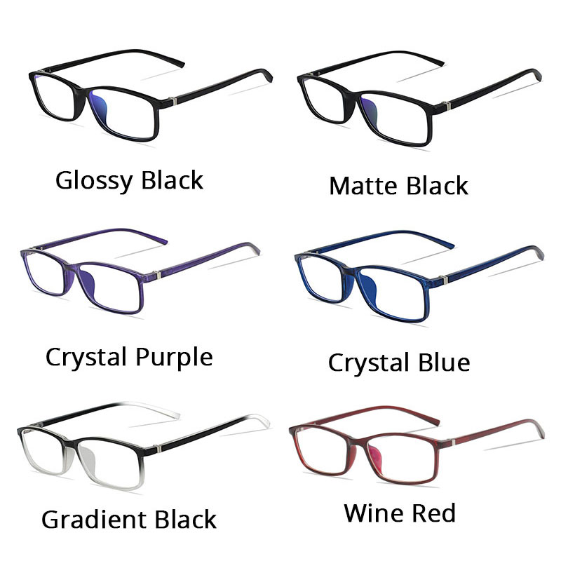 VANLOOK – lunettes de myopie pour femmes et hommes, monture dioptrie optique transparente, à la mode, 1-1.5 -6.00