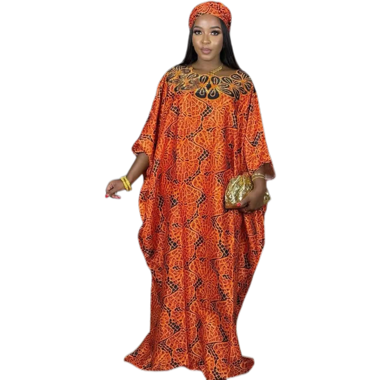 Nouveautés 2026 : Robe longue ample pour femme, imprimé Ankara, style africain