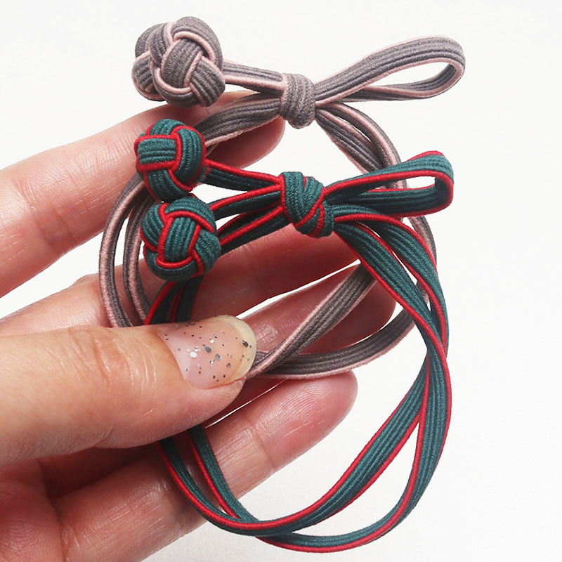 Bandes élastiques en caoutchouc pour cheveux pour femmes et filles coréennes, chouchou, qualité, durable, gomme, cravates, cadeau de Noël, bain