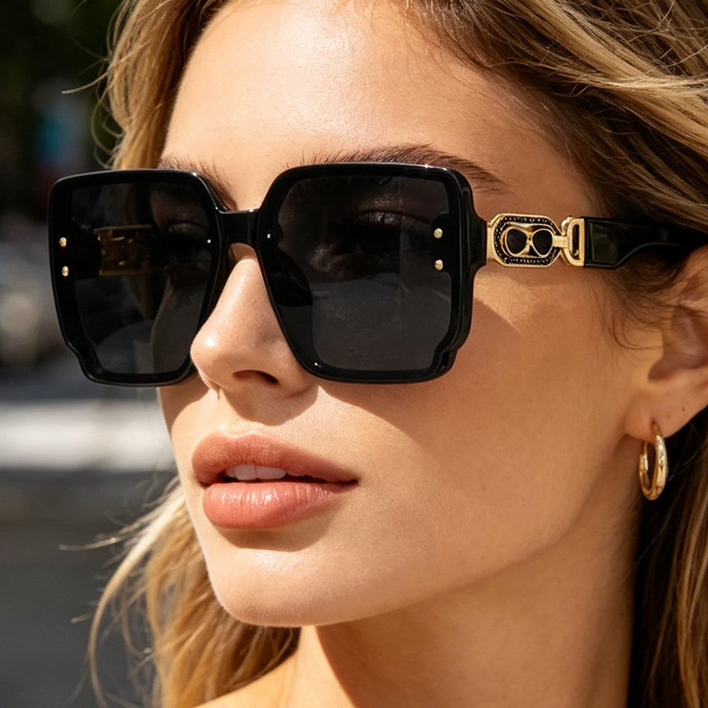 Lunettes de soleil carrées UV400 pour femmes et hommes, lunettes de soleil de marque, lunettes de soleil rétro unisexes