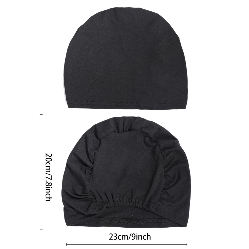 Voile musulman pour femme, couleur unie, turban extensible, bonnet chimio pour femme adulte, pour perte de cheveux, pré-noué, couvre-chef