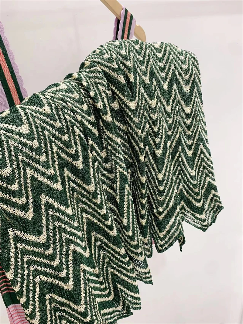 Robe débardeur sans manches à col rond pour femme, coupe cintrée, en tricot dégradé, nouvelle collection automne 2025