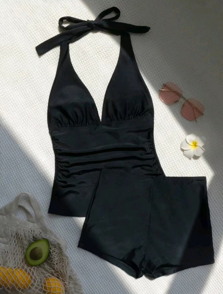 Nouveau maillot de bain d'été femmes Push Up maillot de bain Shorts hauts ensemble maillot de bain taille haute maillots de bain Monokini maillots de bain femmes