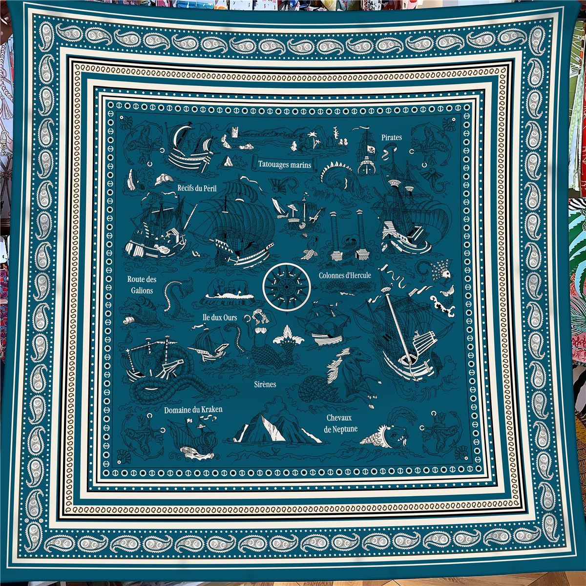 130cm hiver garder au chaud écharpe femmes marque soie cachemire carré écharpe châle luxe Paisley foulards enveloppes Pashmina Hijab Bandana