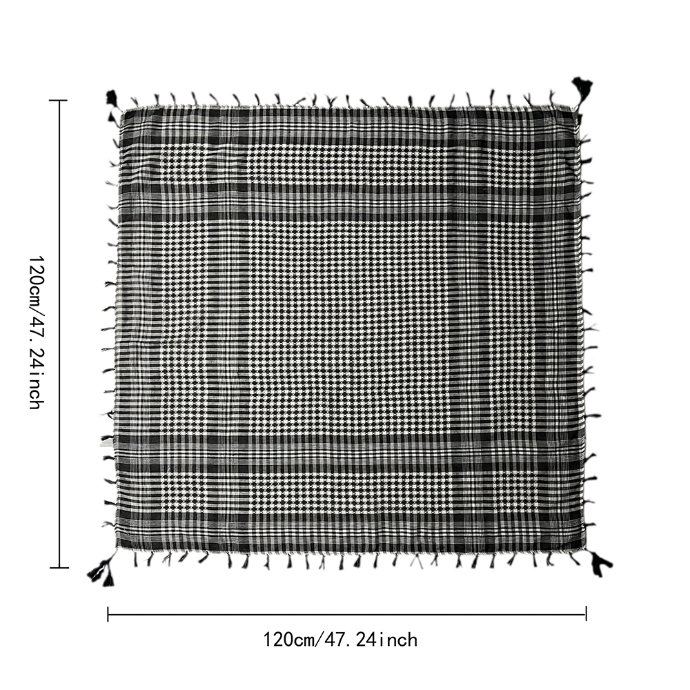Foulard Hijab Militaire pour Hommes et Femmes, Écharpe de Sauna Musulmane, Islam Arabe, Keffiyeh, Foulards Ronds pour la Tête et le Cou, DulDesert, Nouveau, 2025